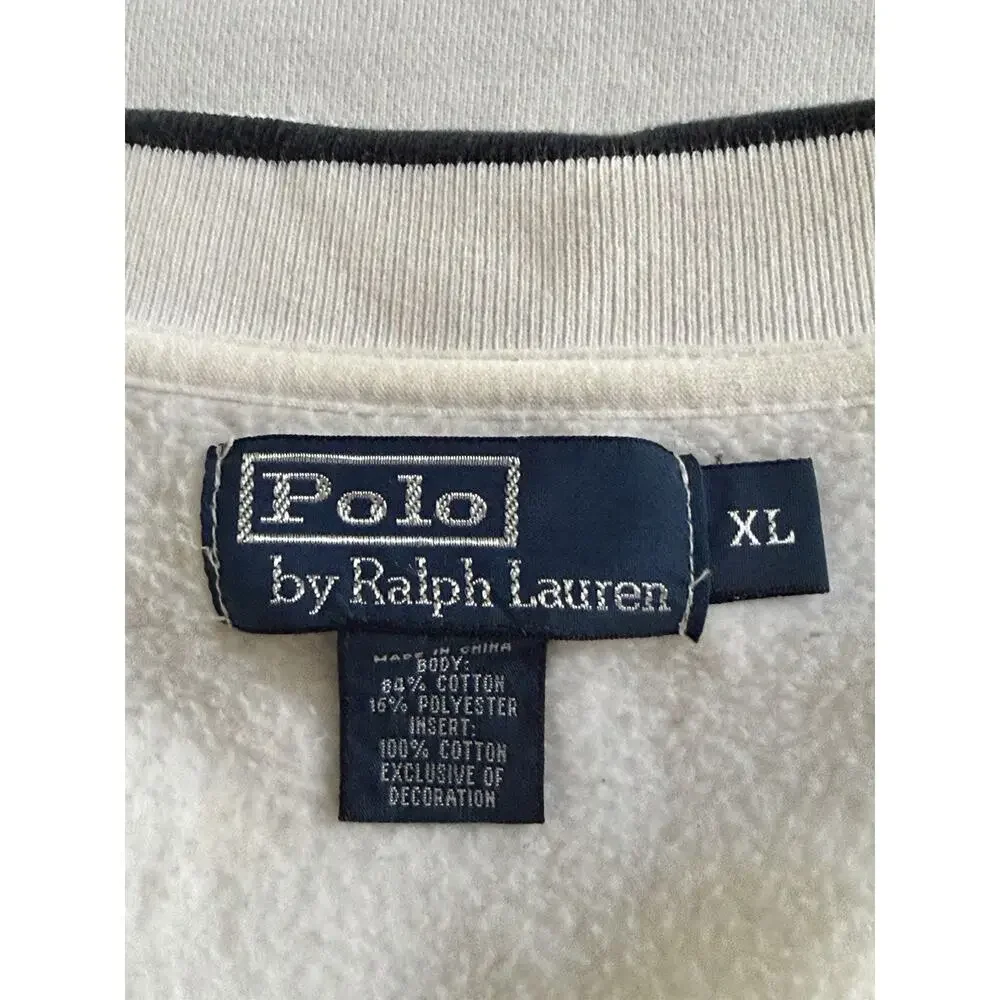 Polo Ralph Lauren Men’s Performance Jacket White,full Zip ,100% Cotton Size XL